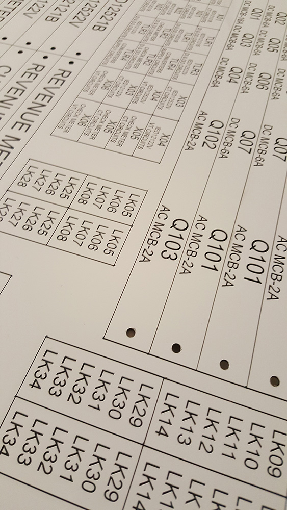 Engraved Labels, Switchboards & Electrical Labelling Sydney