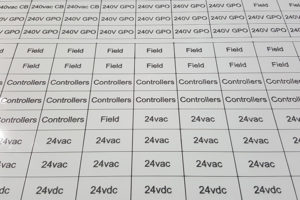 18th edition electrical labels